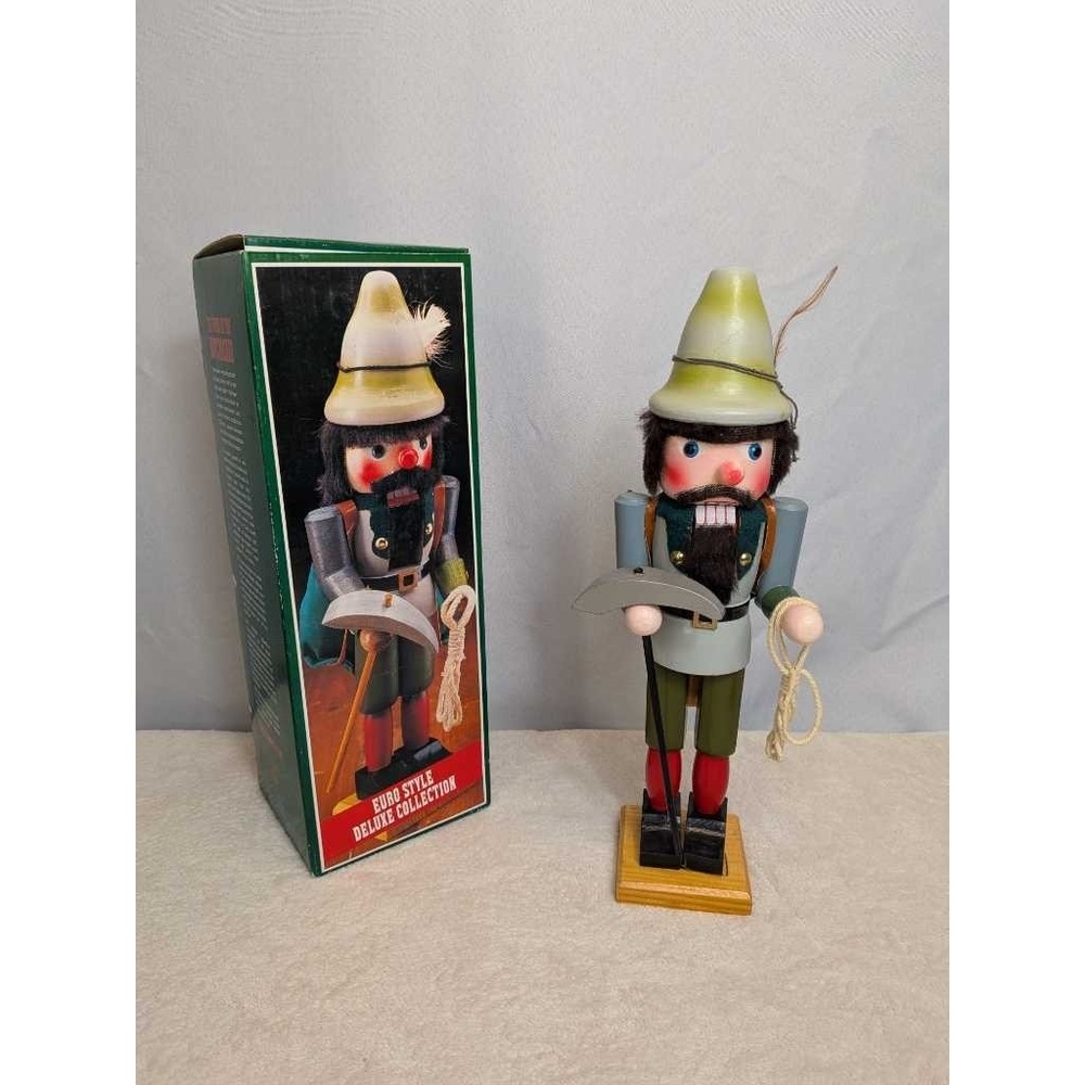 Euro Style Deluxe Collection Nutcracker Wooden Hand Painted 15 Inch